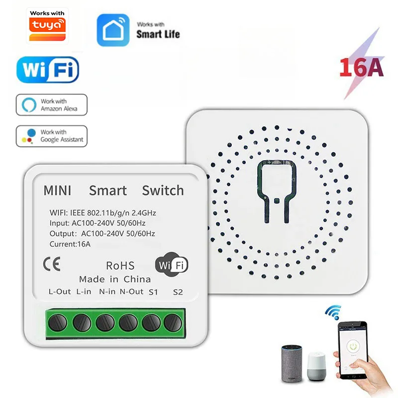 Home Automation Diy - 16A Two Way Control DIY WiFi