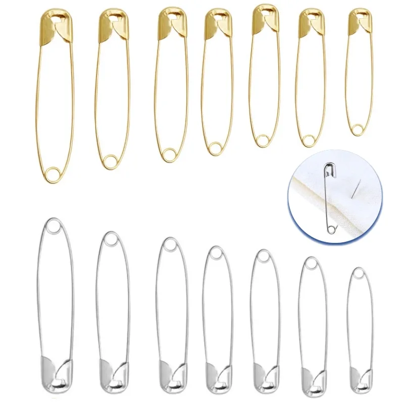 Home Automation Diy - 100Pcs/lot Stainless Steel Safety Pins 18-53mm
