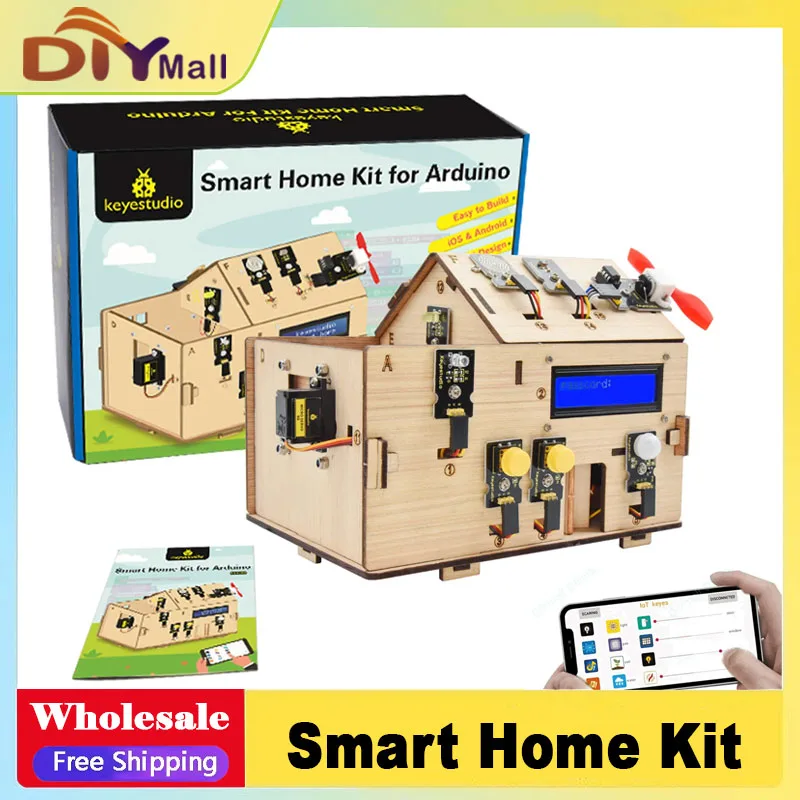 Home Automation Diy Projects - Keyestudio Smart IoT Home Kit with