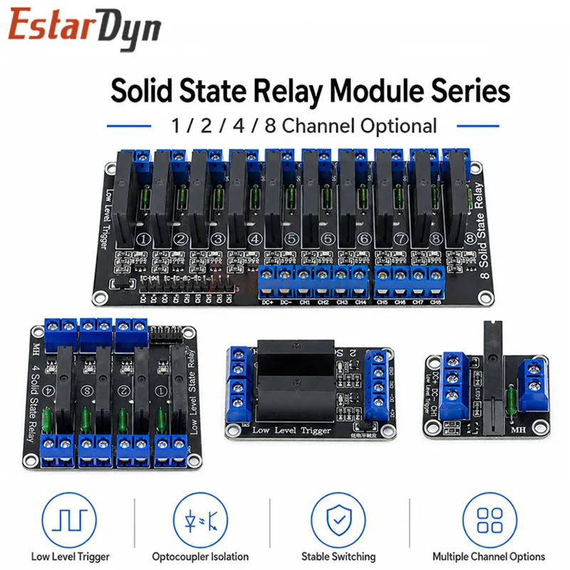 Home Automation Diy - Estardyn 5V 1/2/4/8CH G3MB-202P SSR Solid