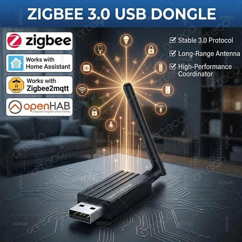 Zigbee Coordinator Stick - Zigbee 3.0 USB Dongle Universal Open