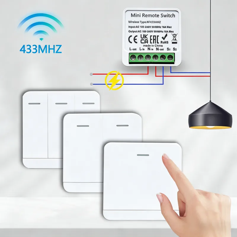 Home Automation Systems Diy - RF 433MHz Smart DIY Wireless Switch