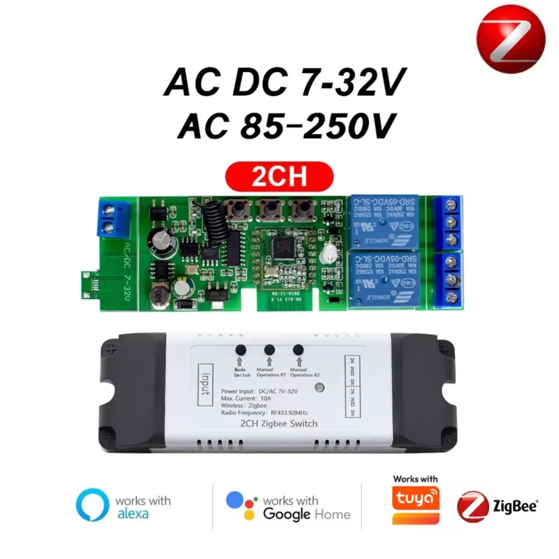 433Mhz Receiver Module - 1CH 2CH 4CH 7V 12V 24V