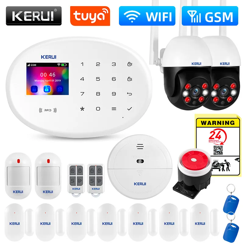 Smart Home Automation Diy - KERUI W202 WIFI GSM Alarm System