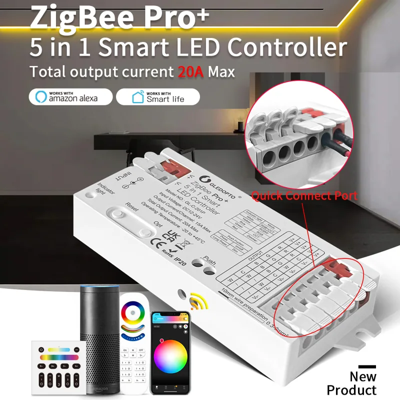 Zigbee Coordinator Stick - Smart ZigBee 3.0 LED Controller 5