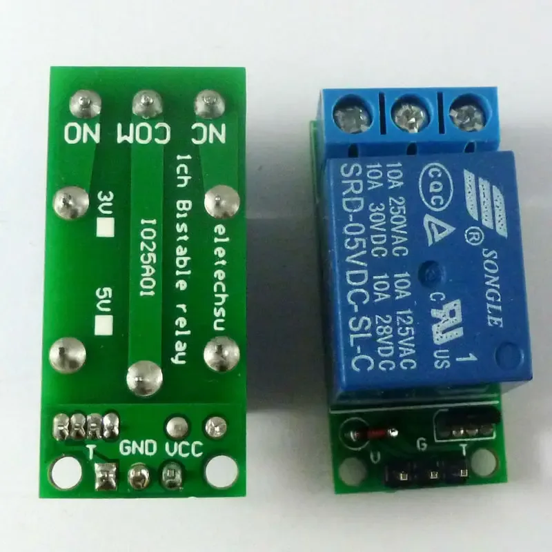 Home Automation With Arduino - Flip-Flop Latch Relay Module Bistable Self-locking