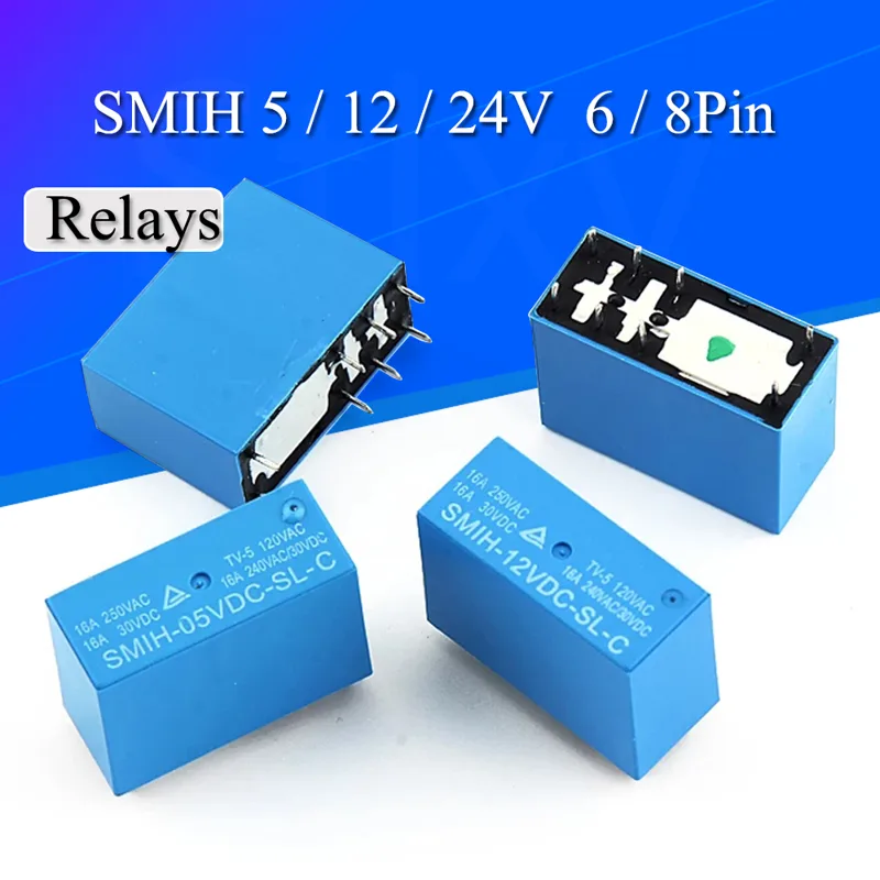 Shelly Relay Module - 2-20PCS 5v 12v 24v SMIH-05VDC-SL-C SMIH-12VDC-SL-C