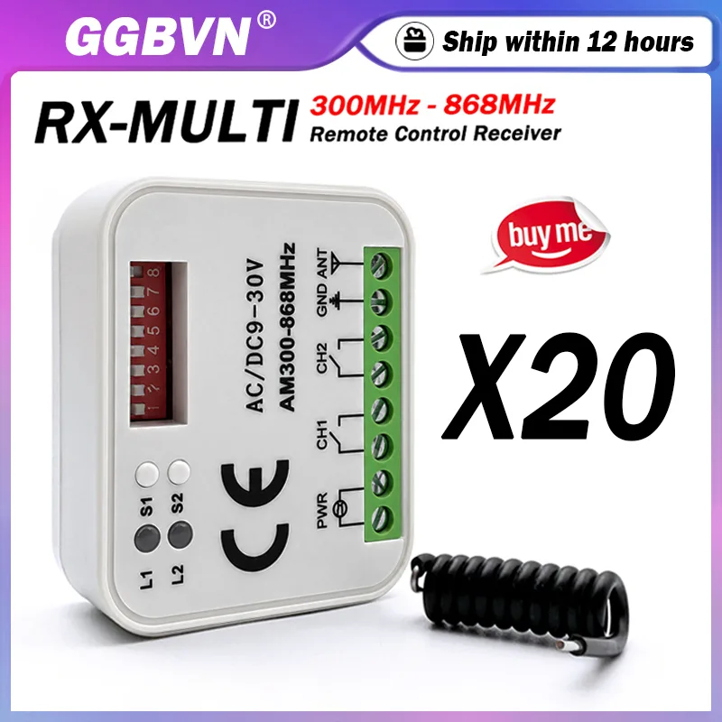 433Mhz Receiver Module - 1-20pcs New Universal RX MULTI 300