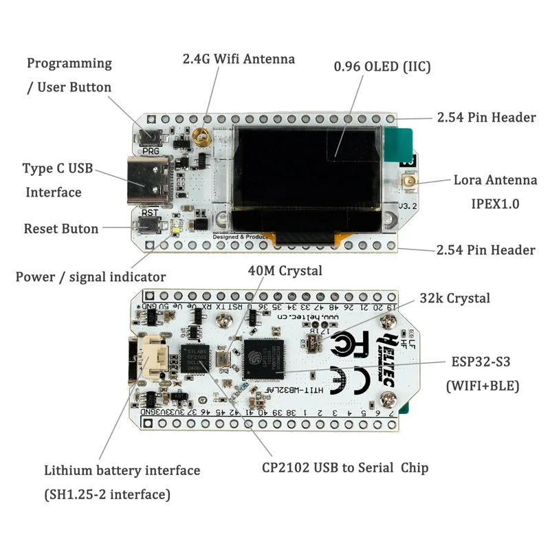 2Sets LoRa32 V3 868MHz 915MHz  - Home Automation With Arduino ulasan dan harga