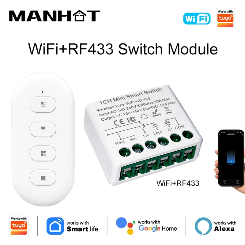 For Tuya WIFI 10A Smart Light  - Home Automation Diy ulasan dan harga