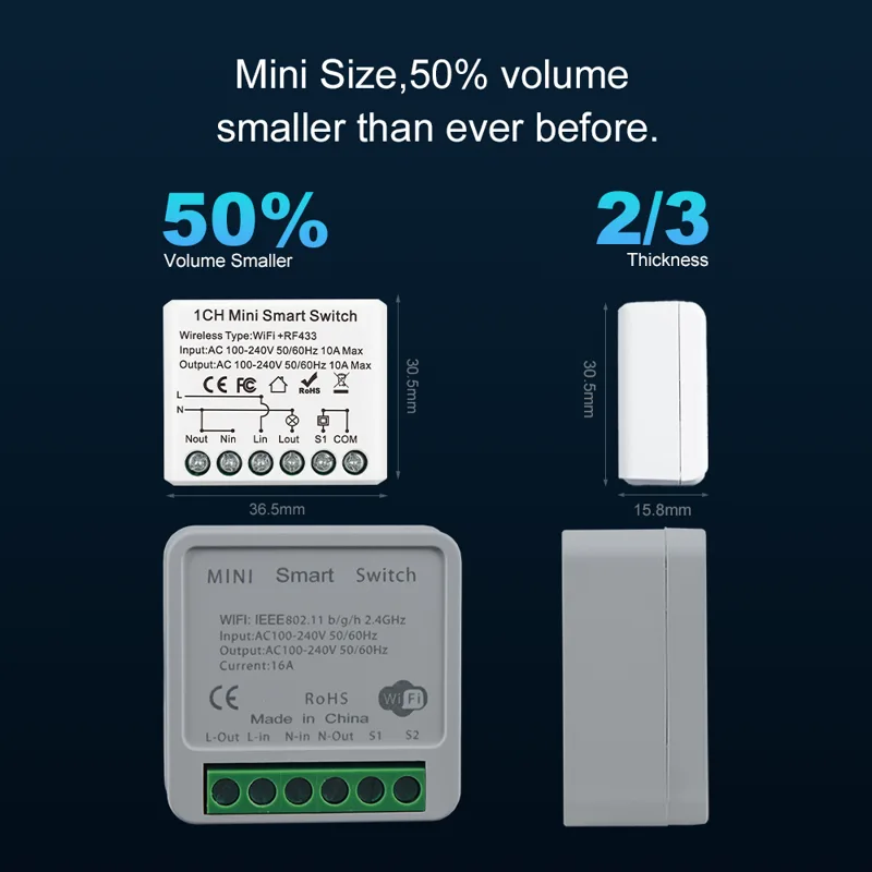 For Tuya WIFI 10A Smart Light  - Home Automation Diy ulasan dan harga
