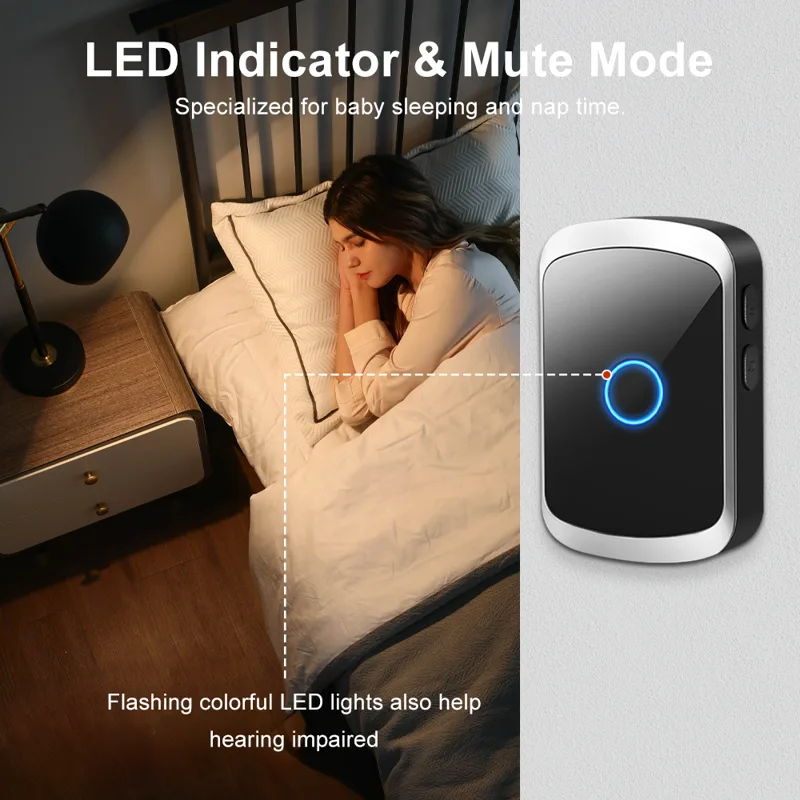 Smart Wireless Doorbell Door C - Smart Home Automation Diy ulasan dan harga
