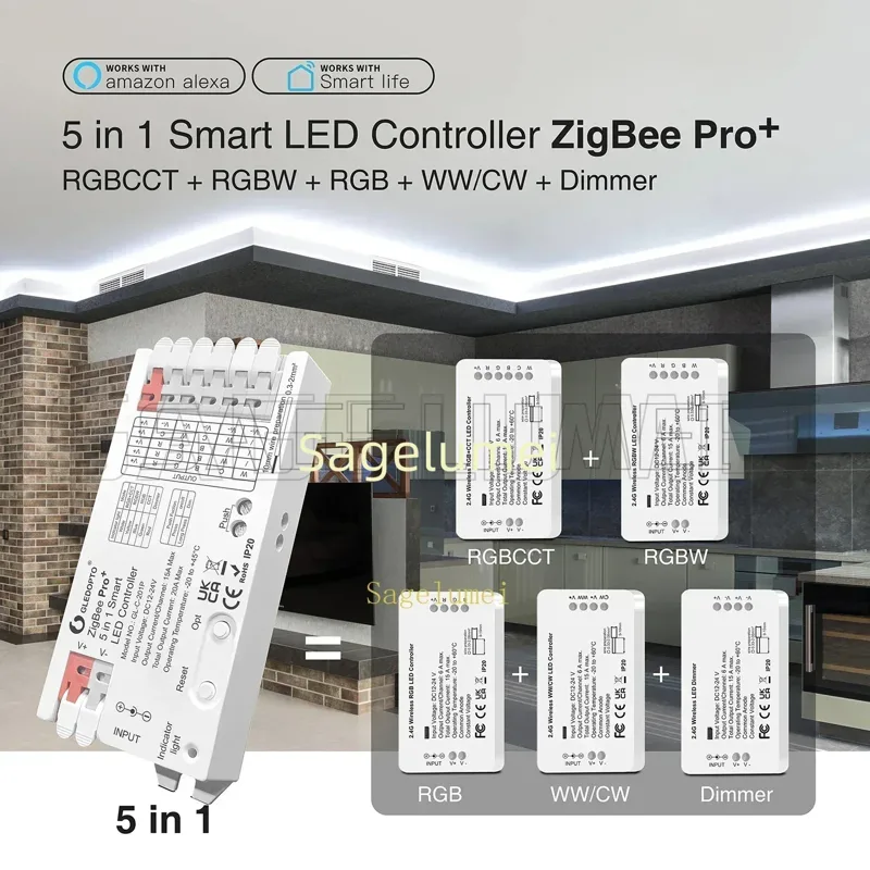 GLEDOPTO GL-C-201P/202P/203/60 - Zigbee Coordinator Stick ulasan dan harga