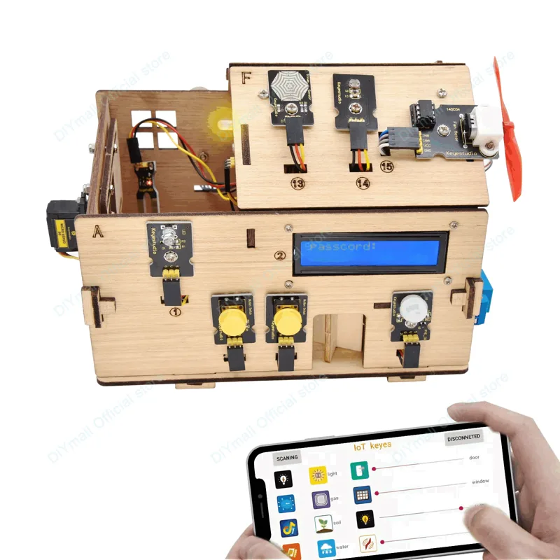 Keyestudio Smart IoT Home Kit  - Home Automation Diy Projects ulasan dan harga