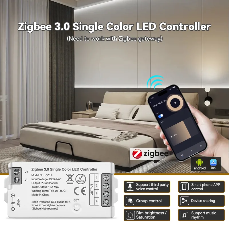 DC5-24V C01Z Zigbee 3.0 Smart  - Zigbee Coordinator Stick ulasan dan harga