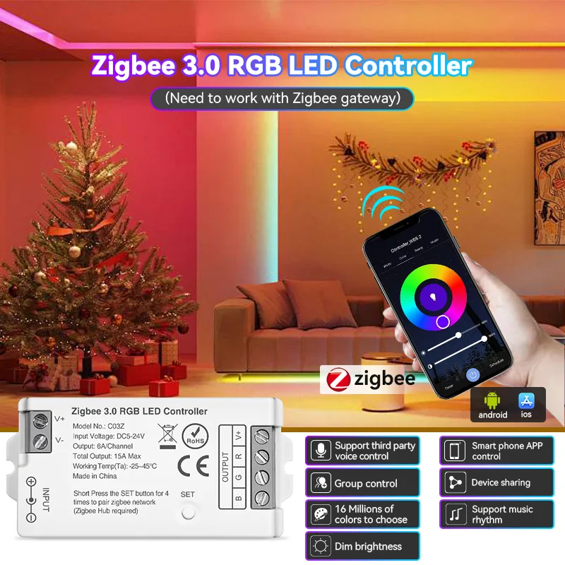 DC5-24V C01Z Zigbee 3.0 Smart  - Zigbee Coordinator Stick ulasan dan harga