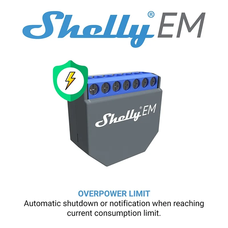 SHELLY EM Wifi Smart Life Cont - Shelly Relay Module ulasan dan harga