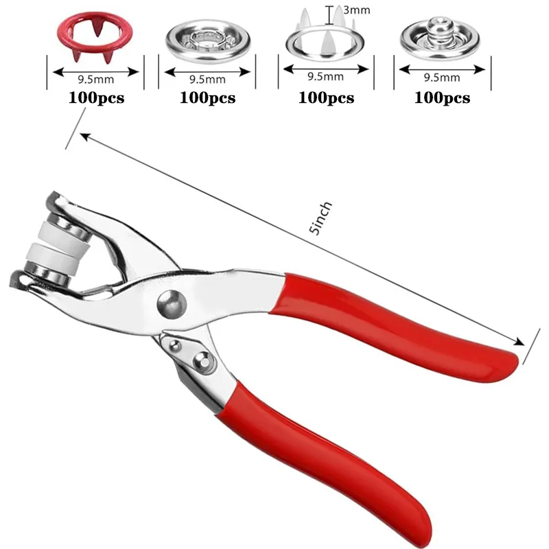 100 Sets Snap Pliers Automatic - Home Automation Diy ulasan dan harga