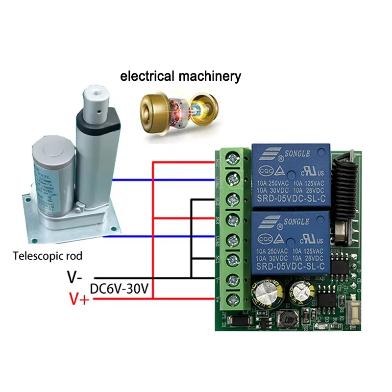 DC 9V 12V 24V AC 85-250V 2CH R - 433Mhz Receiver Module ulasan dan harga