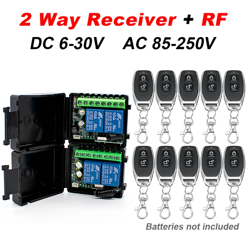 1~10pcs 2 Channel 433MHz RF Re - 433Mhz Receiver Module ulasan dan harga