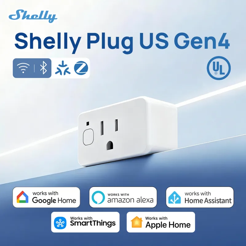 Shelly Plug US Gen4 Zigbee Cer - Shelly Relay Module ulasan dan harga