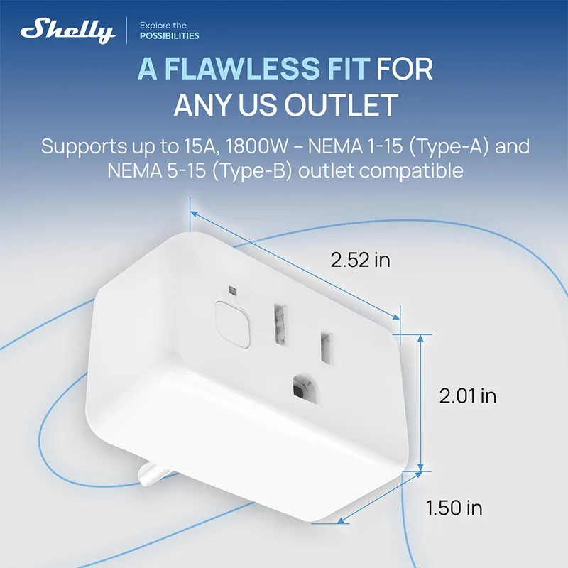 Shelly Plug US Gen4 Zigbee Cer - Shelly Relay Module ulasan dan harga