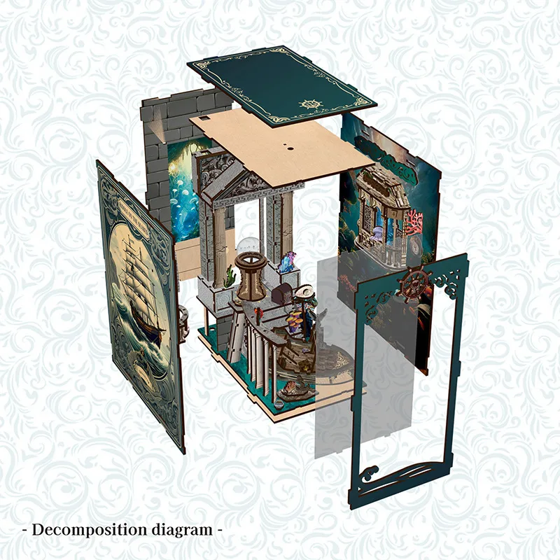 3D Wooden DIY Bookend Puzzle H - Home Automation Diy Kit ulasan dan harga