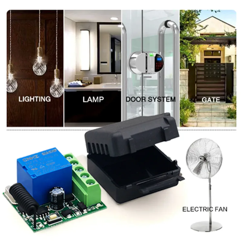 QIACHIP 433MHz DC 12V Wireless - 433Mhz Receiver Module ulasan dan harga