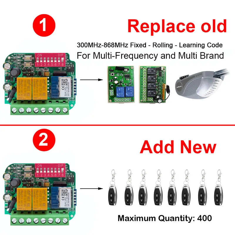 Universal Works WIth Tuya WiFi - 433Mhz Receiver Module ulasan dan harga