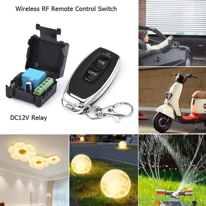 DC 12V 433Mhz RF Remote Contro - 433Mhz Receiver Module ulasan dan harga