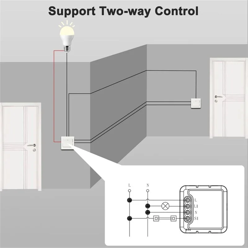 ABJI-Tuya Smart Wifi Switch Fo - Home Automation Diy Projects ulasan dan harga