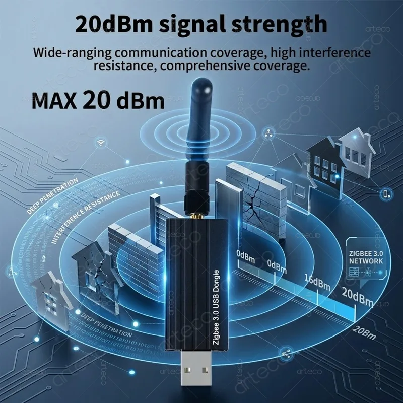 Zigbee 3.0 USB Dongle Universa - Zigbee Coordinator Stick ulasan dan harga