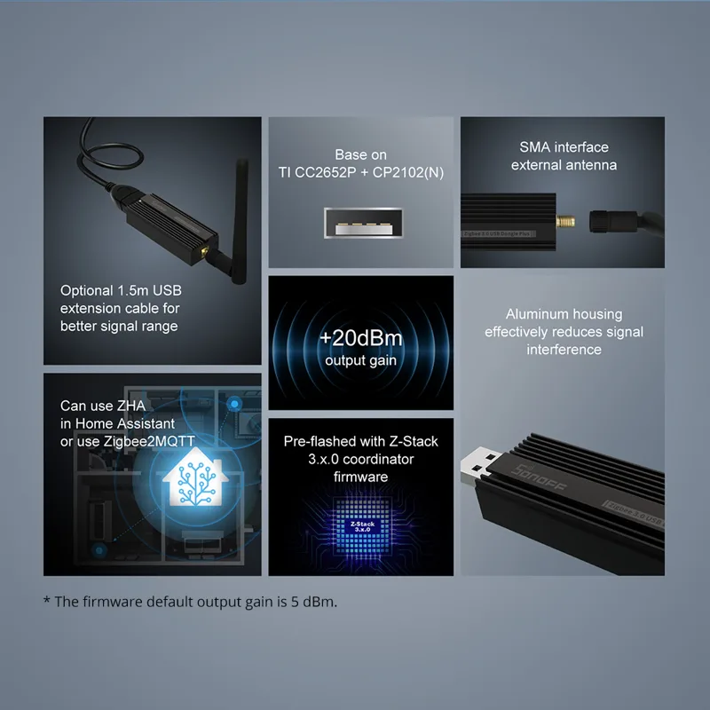 SONOFF zigbee gateway 3.0 ZBDo - Zigbee Coordinator Stick ulasan dan harga
