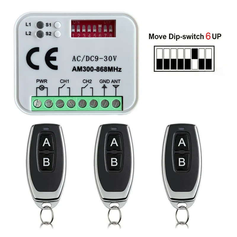 Garage Door Receiver 433MHz 30 - 433Mhz Receiver Module ulasan dan harga