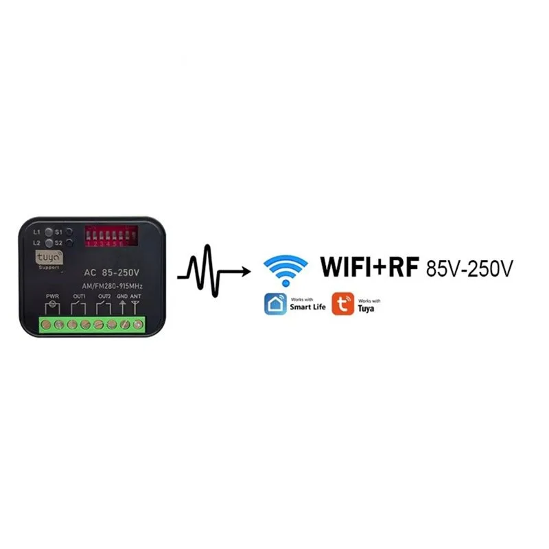 3CGRO-For RX MULTI Tuya Wifi S - 433Mhz Receiver Module ulasan dan harga