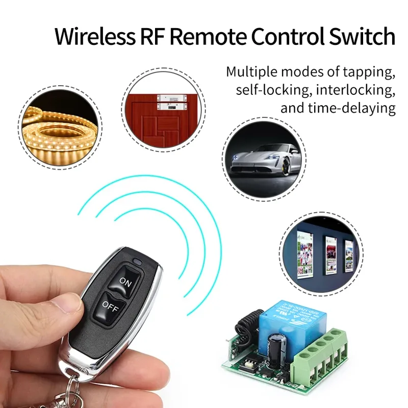 RF 433Mhz Universal Gate Remot - 433Mhz Receiver Module ulasan dan harga
