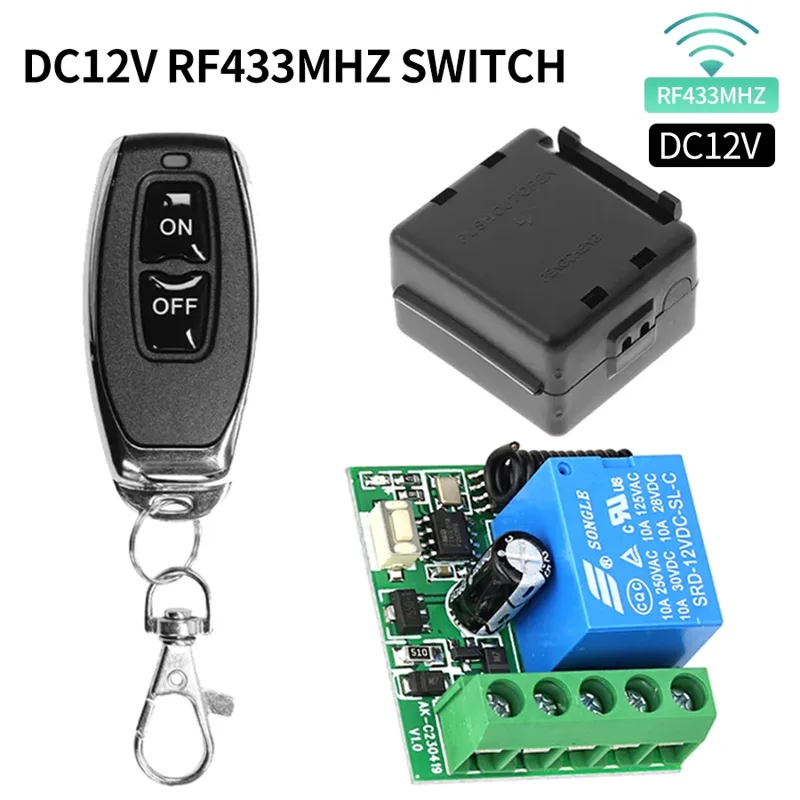 RF 433Mhz Universal Gate Remot - 433Mhz Receiver Module ulasan dan harga