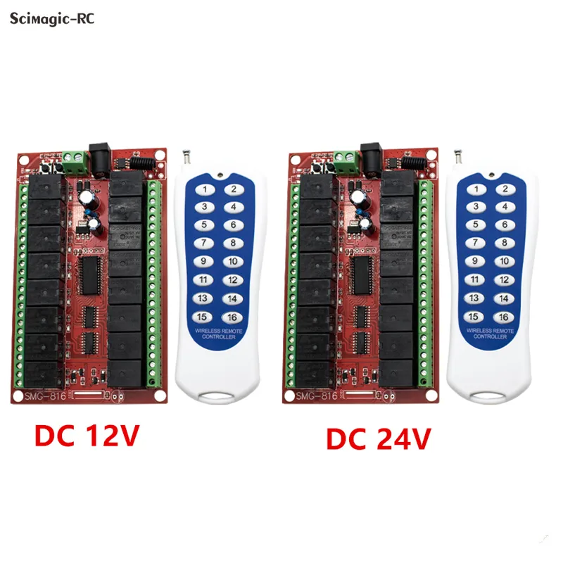16CH 433MHz RF Wireless Remote - 433Mhz Receiver Module ulasan dan harga