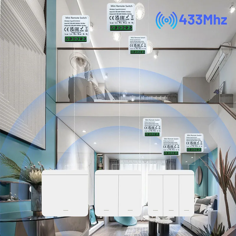 RF 433MHz Smart DIY Wireless S - Home Automation Systems Diy ulasan dan harga