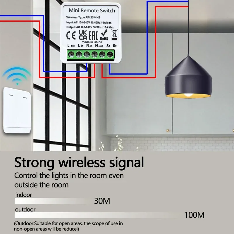 RF 433MHz Smart DIY Wireless S - Home Automation Systems Diy ulasan dan harga