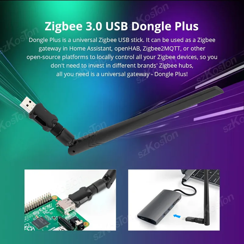 ZigBee 3.0 USB Dongle Plus-E U - Zigbee Coordinator Stick ulasan dan harga