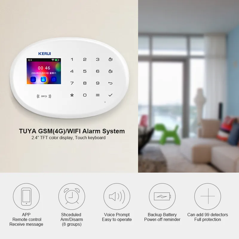 KERUI W202 WIFI GSM Alarm Syst - Smart Home Automation Diy ulasan dan harga