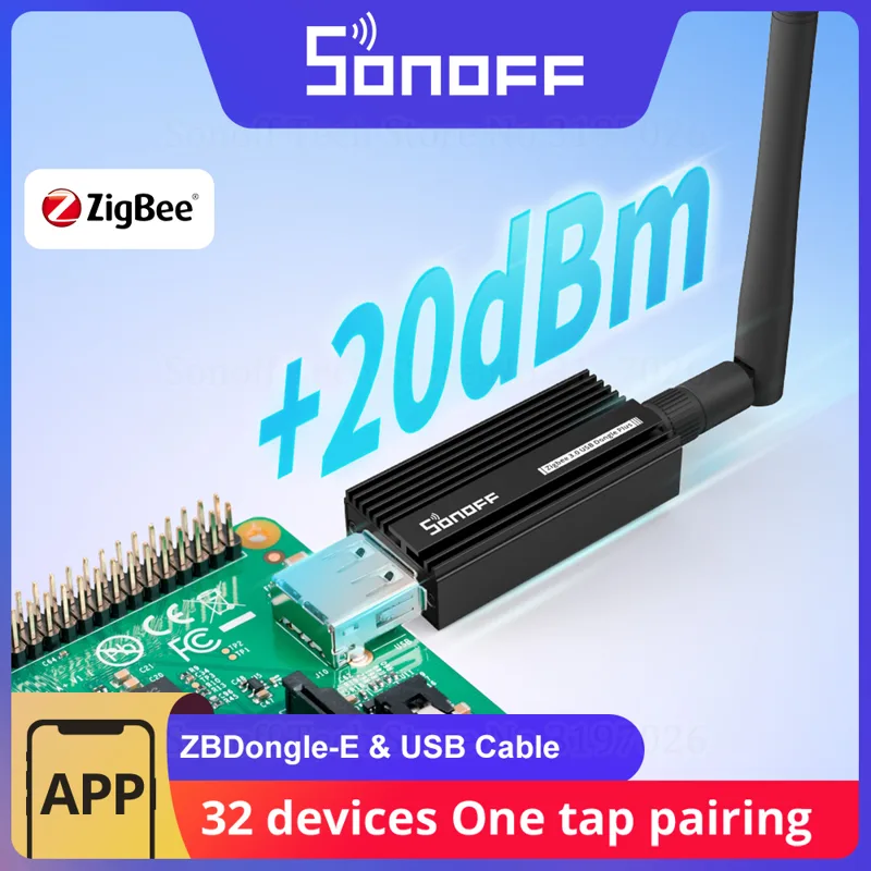 SONOFF ZBDongle-E USB Dongle P - Zigbee Coordinator Stick ulasan dan harga