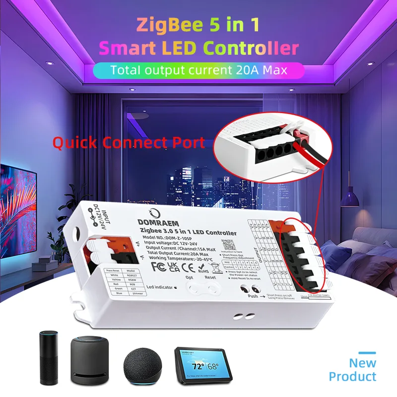DOMRAEM Zigbee 3.0 5 in 1 LED  - Zigbee Coordinator Stick ulasan dan harga