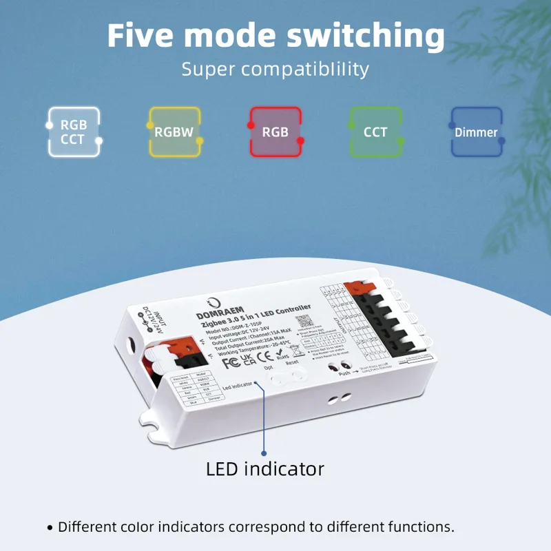 DOMRAEM Zigbee 3.0 5 in 1 LED  - Zigbee Coordinator Stick ulasan dan harga