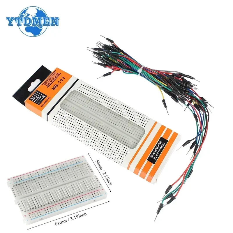 MB-102 Breadboard 400 830 Poin - Esp8266 Nodemcu Board ulasan dan harga
