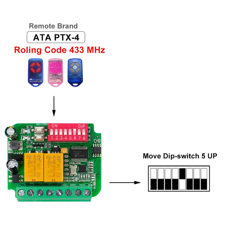 1-10pcs Universal Garage Recei - 433Mhz Receiver Module ulasan dan harga