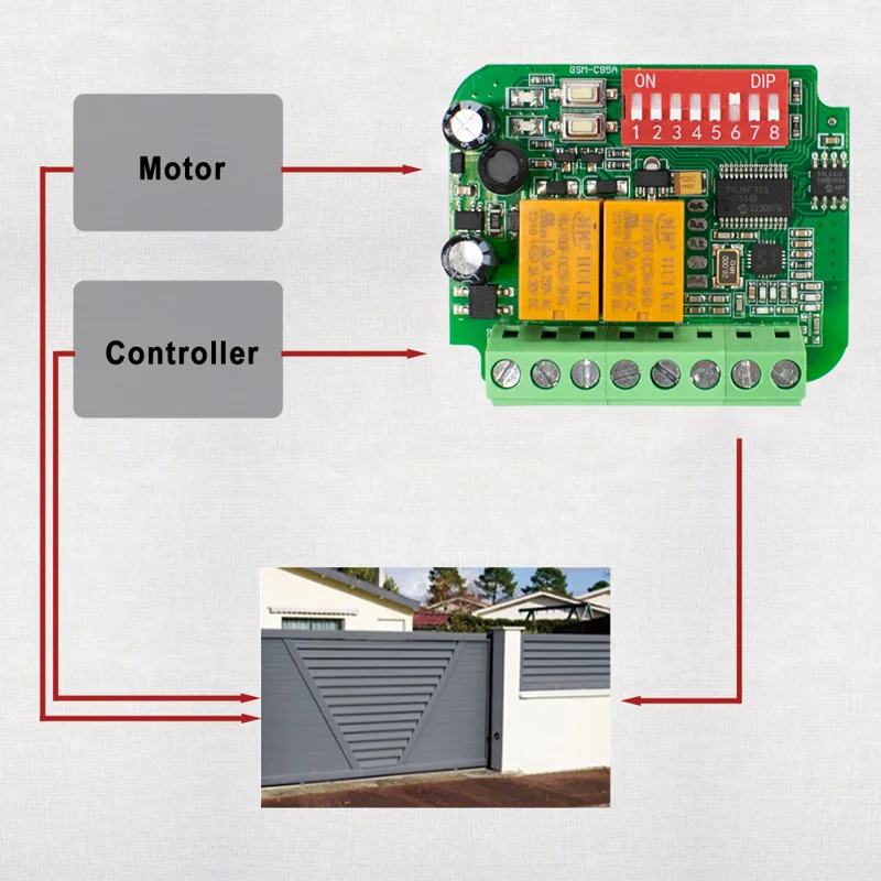 1-10pcs Universal Garage Recei - 433Mhz Receiver Module ulasan dan harga
