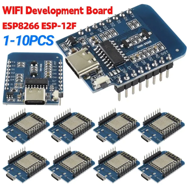 1-10PCS ESP8266 ESP-12F D1 Min - Esp8266 Nodemcu Board ulasan dan harga