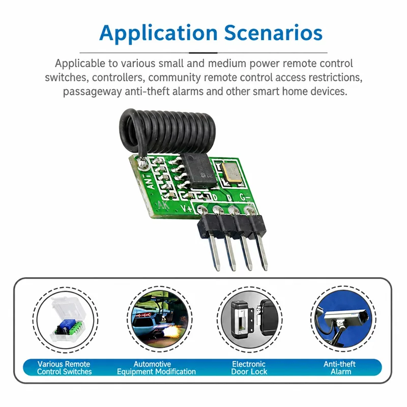 315MHz/433MHz Superheterodyne  - 433Mhz Receiver Module ulasan dan harga